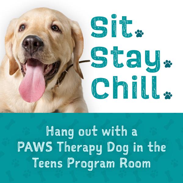 Image for event: Sit. Stay. Chill&ndash;Hang Out with a PAWS Therapy Dog